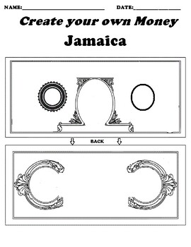 jamaica create your own money worksheet with geography word search