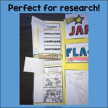 jamaica lapbook for early learners a country study by starlight treasures