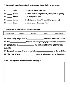 jamaica louise james comprehension test by katie jeanal tpt