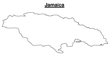 Jamaica Map Blank By Northeast Education Teachers Pay Teachers