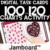 Jamboard™ | 100 and 120 Chart Place Value | Valentine's Day Math