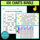 100 chart BUNDLE Online and print activities