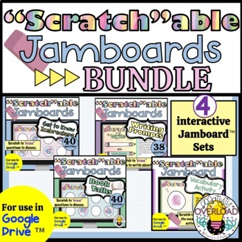 Preview of Jamboard Activity Bundle: Scratch Off| Book, Vocabulary, & Writing Activities
