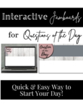 Jamboard Question of the Day Template Slides
