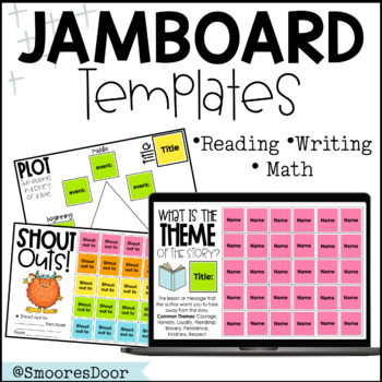 Preview of Jamboard Templates Bundle & Google Slides⎮ Reading Strategies