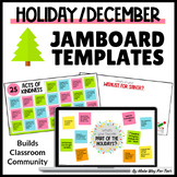 Jamboard Templates | December Morning Meeting Question | H