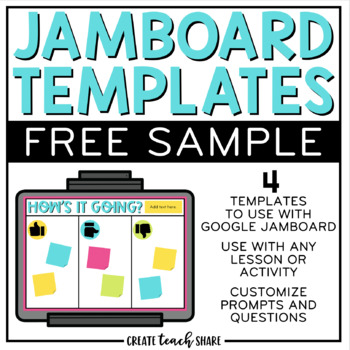 Handwriting Jamboard templates by TamiaDesigns