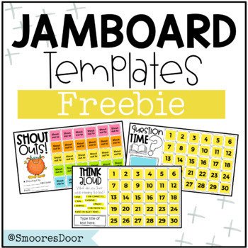 Preview of Jamboard Templates Freebie