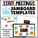 Jamboard Templates Staff Meetings Staff Morale Professiona