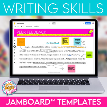 Preview of Jamboard™ Templates for Writing
