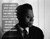 James Baldwin Quote Poster