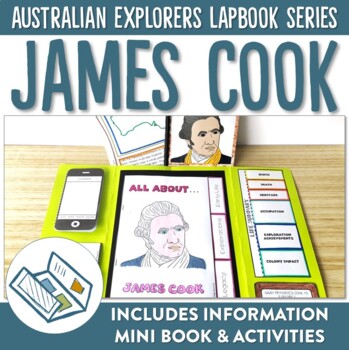Preview of Australian Explorers Lapbook Series James Cook