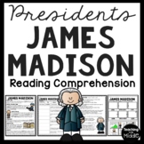 James Madison Informational Text Reading Comprehension Wor
