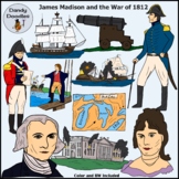 James Madison and the War of 1812 Clip Art