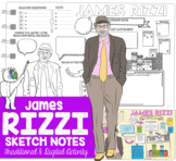James Rizzi Sketch Notes for Visual Art Worksheet - Art We
