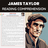 James Taylor Reading Comprehension Worksheet | American Fo