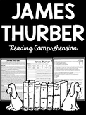 Author James Thurber Biography Reading Comprehension Worksheet