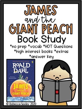 Preview of James and the Giant Peach: Book Study