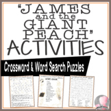 James and the Giant Peach Activities Roald Dahl Crossword 
