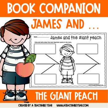 Preview of James and the Giant Peach Book Companion for ESL & Primary Students