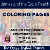James and the Giant Peach Coloring Pages and Mini Posters