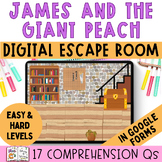 James and the Giant Peach Digital Escape Room Comprehensio