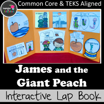 Preview of James and the Giant Peach Interactive Novel Study (Notebook or Lap Book)