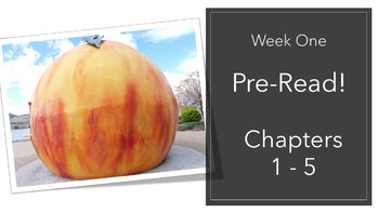 Preview of James and the Giant Peach Learning Plan (PPT)