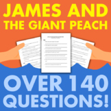 James and the Giant Peach - NO PREP Comprehension Question