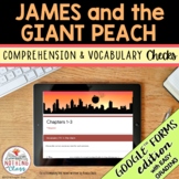 James and the Giant Peach Novel Study | Google Forms Edition