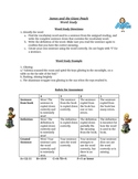 James and the Giant Peach Spelling Word Study Activity List