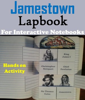Preview of Jamestown Colony Activity Interactive Notebook Foldable