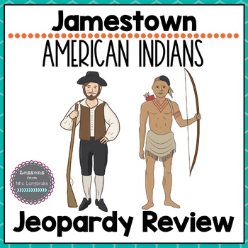 Preview of Virginia Studies Jamestown Virginia Indians Review Game VS.3 & 2d-g