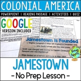 Jamestown Lesson - Powhatan - Starving Time - Reading Acti