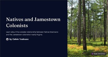 Preview of Jamestown Colonists and Natives