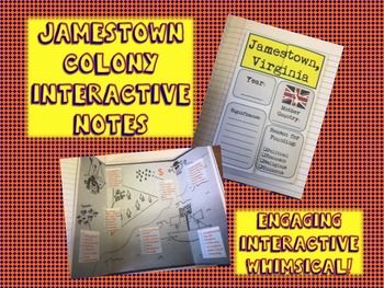 Preview of Jamestown Colony Interactive Notes