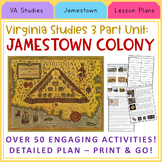Jamestown Colony Unit - VS.3 and VS.4