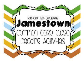 Preview of Jamestown Common Core Close Reading Activity