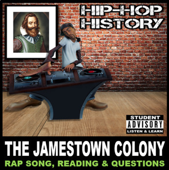 Preview of Jamestown Colony | Rap Song & Worksheets (Listen & Learn)
