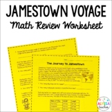 Jamestown Math Worksheet | Cross-Curricular