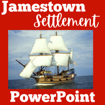 Preview of Jamestown Colony Settlement | PowerPoint Lesson U.S. History Social Studies PPT