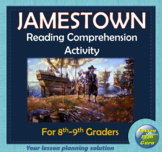 Jamestown Reading Comprehension Activity | For 8th-9th Gra