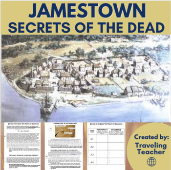 Preview of Jamestown: Secrets of the Dead: Reading Passages + Comprehension Activities