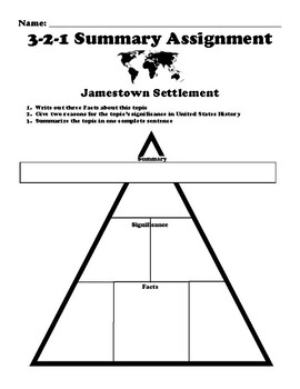 the jamestown assignment answers