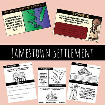 Preview of Jamestown Settlement Notes & PowerPoint