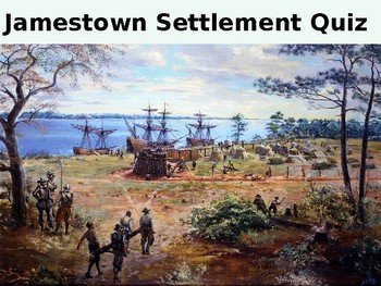 Preview of Jamestown Settlement (Virginia) History and Quiz