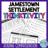 Jamestown Thinktivity™ Reading Comprehension - Colonial America