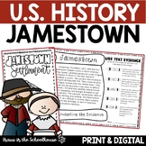 Jamestown Colony Activity and Worksheets | U.S. History