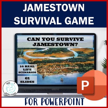 Preview of Jamestown interactive simulation: Can you survive Jamestown for powerpoint