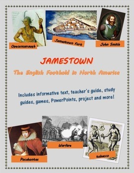 Preview of Jamestown mini-unit including text